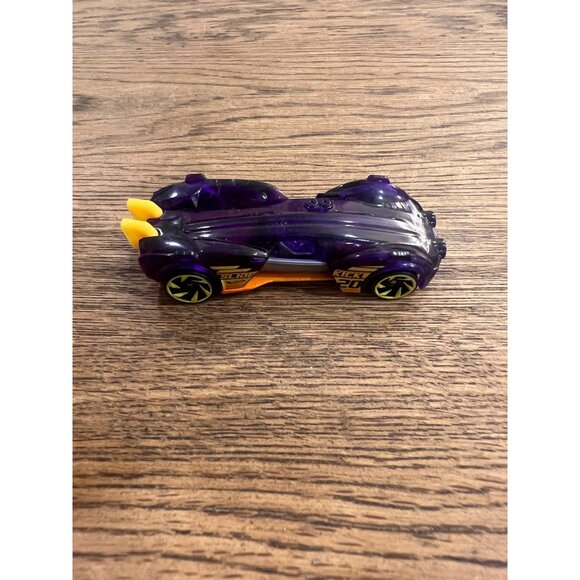 Hot Wheels 2018 Slide Kick Die-Cast Car Purple/Orange Toy Collectible - Picture 3 of 5